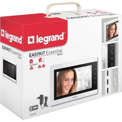 Legrand, Klingel + Türsprechanlage, EASYKIT Essential Video-Innenstelle (Kabelgebunden) Legrand, Klingel + Türsprechanlage, EASYKIT Essential Video-Innenstelle (Kabelgebunden)