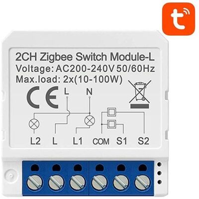 Avatto Smart Switch Module ZigBee LZWSM16-W2 No Neutral TUYA, Zubehör Heizen Avatto Smart Switch Module ZigBee LZWSM16-W2 No Neutral TUYA, Zubehör Heizen