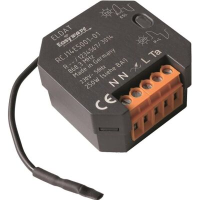 Eldat, Aktor, Funk-Empfänger RCJ14E5001-01-23K Universaldimmer 1 Kanal IP40 (Dimmaktor) Eldat, Aktor, Funk-Empfänger RCJ14E5001-01-23K Universaldimmer 1 Kanal IP40 (Dimmaktor)