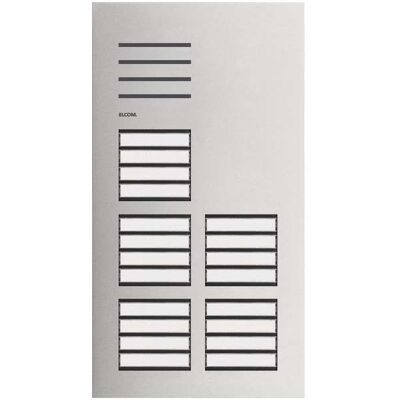 Elcom, Klingel + Türsprechanlage, ELCO REQ020Y Türstation Audio 20/2 2D Edelstahl ONE (Kabelgebunden) Elcom, Klingel + Türsprechanlage, ELCO REQ020Y Türstation Audio 20/2 2D Edelstahl ONE (Kabelgebunden)
