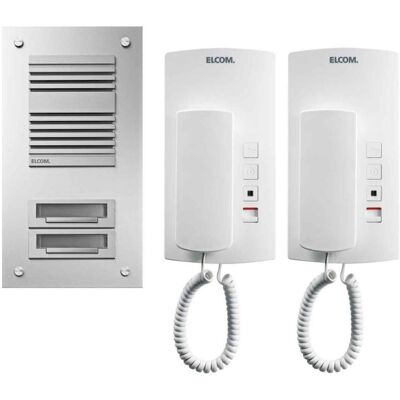 Elcom, Klingel + Türsprechanlage, ELCO ASU-2WS ASU-2 WS Antivandal-Audioset UP 2Tln. 100.052.4 Elcom, Klingel + Türsprechanlage, ELCO ASU-2WS ASU-2 WS Antivandal-Audioset UP 2Tln. 100.052.4