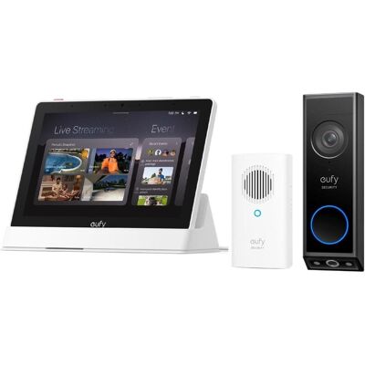 eufy, Klingel + Türsprechanlage, Smart Displey und Video Türklingel Bundle (Kabellos) eufy, Klingel + Türsprechanlage, Smart Displey und Video Türklingel Bundle (Kabellos)