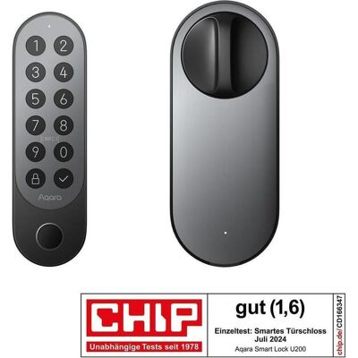 Aqara, Zutrittskontrolle, AQA EL-D02E B - Smart Lock U200 (Black) Aqara, Zutrittskontrolle, AQA EL-D02E B - Smart Lock U200 (Black)