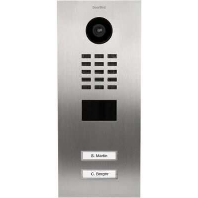 DoorBird D2102V Edelstahl Video-Gegensprechanlage - IP, 2 Tasten DoorBird D2102V Edelstahl Video-Gegensprechanlage - IP, 2 Tasten