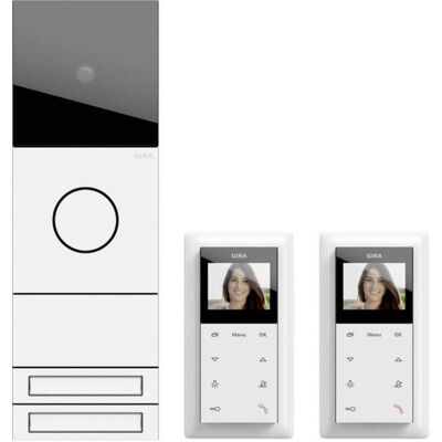 Gira, Klingel + Türsprechanlage, ZFH-Paket Video System 106 2417902 (Kabelgebunden) Gira, Klingel + Türsprechanlage, ZFH-Paket Video System 106 2417902 (Kabelgebunden)