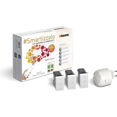 Bticino Smartes Rollo-Set mit App- und Sprachsteuerung für Alexa, Siri und Google, Smart Home Hub, Weiss Bticino Smartes Rollo-Set mit App- und Sprachsteuerung für Alexa, Siri und Google, Smart Home Hub, Weiss