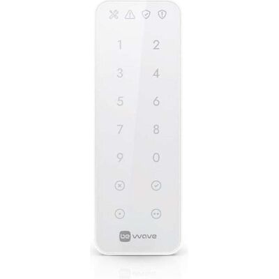 Satel, Zutrittskontrolle, BE WAVE Kabellose Touch-Tastatur Schwarz Typ AKP-200-B Satel, Zutrittskontrolle, BE WAVE Kabellose Touch-Tastatur Schwarz Typ AKP-200-B