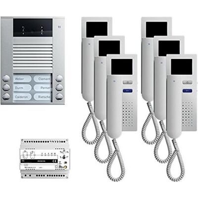 TCS PVE1560-0010 Video-Gegensprechanlage - 6 Tasten, Farbdisplay TCS PVE1560-0010 Video-Gegensprechanlage - 6 Tasten, Farbdisplay