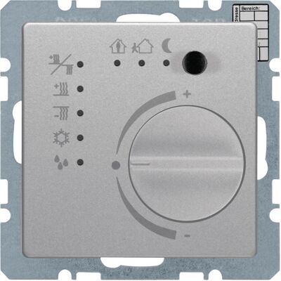 BERKER - 75441124 - Aluminium - Temperaturregler BERKER - 75441124 - Aluminium - Temperaturregler