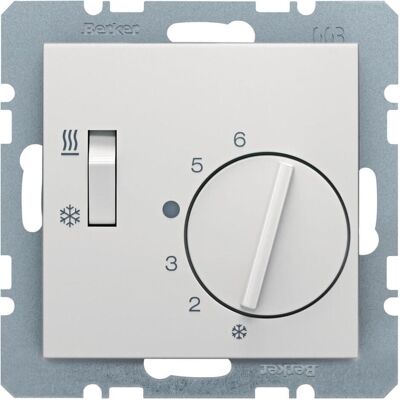 Berker Raumtemperaturregler 20298989 S.x/B.x, pw. gl. Raumthermostat 4011334509059, Thermostat, Weiss Berker Raumtemperaturregler 20298989 S.x/B.x, pw. gl. Raumthermostat 4011334509059, Thermostat, Weiss