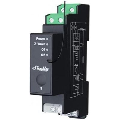 Shelly, Aktor, ALREZWE W PRO2PM - Qubino Wave Pro 2PM (Schaltaktor) Shelly, Aktor, ALREZWE W PRO2PM - Qubino Wave Pro 2PM (Schaltaktor)