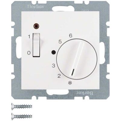 Berker Raumtemperaturregler, Thermostat, Weiss Berker Raumtemperaturregler, Thermostat, Weiss