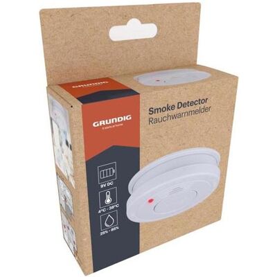 Grundig Gefahrenmelder, Rauchmelder mit 9V-Batterie Grundig Gefahrenmelder, Rauchmelder mit 9V-Batterie