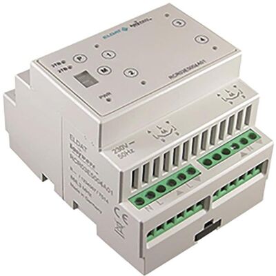 Eldat, Zubehör Antriebstechnik, Hutschienen- RCR03EN5004A01-29K Empfänger Motor 4 Kanal 230VAC grau Eldat, Zubehör Antriebstechnik, Hutschienen- RCR03EN5004A01-29K Empfänger Motor 4 Kanal 230VAC grau