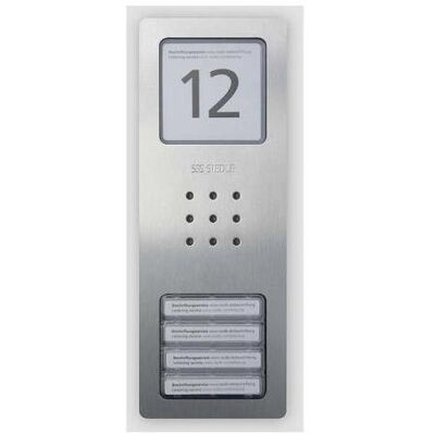 Siedle, Klingel + Türsprechanlage, CA 850-4 E Audio-Türstation Compact Edelstahl (Kabelgebunden) Siedle, Klingel + Türsprechanlage, CA 850-4 E Audio-Türstation Compact Edelstahl (Kabelgebunden)