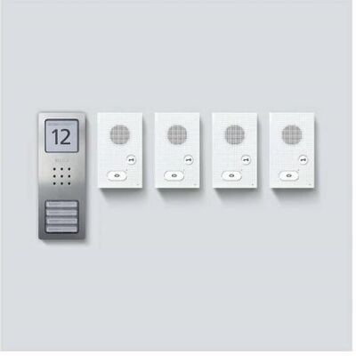 Siedle, Klingel + Türsprechanlage, Audio-Set Set CAB 850-4 E/W Basic Edelstahl gebürstet (Kabelgebunden) Siedle, Klingel + Türsprechanlage, Audio-Set Set CAB 850-4 E/W Basic Edelstahl gebürstet (Kabelgebunden)