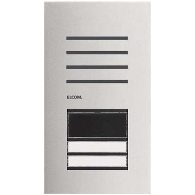 Elcom, Klingel + Türsprechanlage, ELCO REQ102Y Türstation Audio Zust. 2/1 2D Edel. ONE Elcom, Klingel + Türsprechanlage, ELCO REQ102Y Türstation Audio Zust. 2/1 2D Edel. ONE