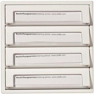Siedle, Klingel + Türsprechanlage, VARIO Tasten-Modul TM511-04W 4fach 12684 Siedle, Klingel + Türsprechanlage, VARIO Tasten-Modul TM511-04W 4fach 12684