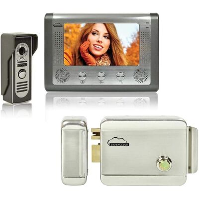 PNI, Klingel + Türsprechanlage, Video-Gegensprechanlage SilverCloud House 715 mit 7-Zoll-LCD-Bildschirm und elektromagnetischem Yala (Ethernet, Kabelgebunden) PNI, Klingel + Türsprechanlage, Video-Gegensprechanlage SilverCloud House 715 mit 7-Zoll-LCD-Bildschirm und elektromagnetischem Yala (Ethernet, Kabelgebunden)