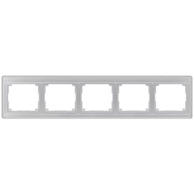 JUNG - SL5850SI - Silber - 5fach - Frame JUNG - SL5850SI - Silber - 5fach - Frame
