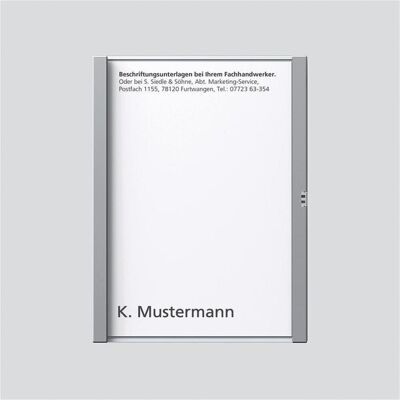 Siedle, Zubehör Gebäudesicherheit, S. & Soehne Namensschild sil-met kpl. f.TM 611-1 SM 200029037-0 Siedle, Zubehör Gebäudesicherheit, S. & Soehne Namensschild sil-met kpl. f.TM 611-1 SM 200029037-0