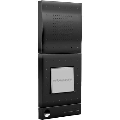 Doorline, Klingel + Türsprechanlage, Klassische Intercom-Erweiterung für TK-Anlagen, erweiterbar auf Video, antrazit (Analoges Telefon, App, Ethernet) Doorline, Klingel + Türsprechanlage, Klassische Intercom-Erweiterung für TK-Anlagen, erweiterbar auf Video, antrazit (Analoges Telefon, App, Ethernet)