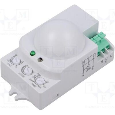 Orno, Bewegungsmelder, Mikrofalowy czujnik ruchu, 360°, IP20, 1200W (8 m) Orno, Bewegungsmelder, Mikrofalowy czujnik ruchu, 360°, IP20, 1200W (8 m)