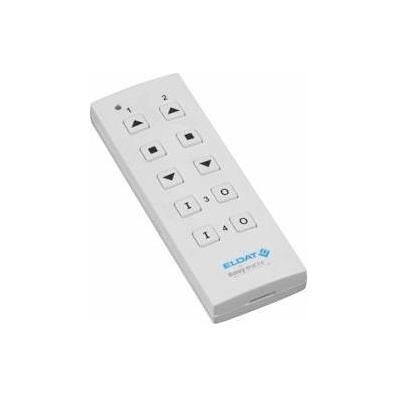 Eldat RT34E5004-01-02K Handsender Easywave 868 MHz 4-Kanal 2x Auf/Stopp/Zu 2x Ein/Aus weiss glänzend, Automatisierung Eldat RT34E5004-01-02K Handsender Easywave 868 MHz 4-Kanal 2x Auf/Stopp/Zu 2x Ein/Aus weiss glänzend, Automatisierung