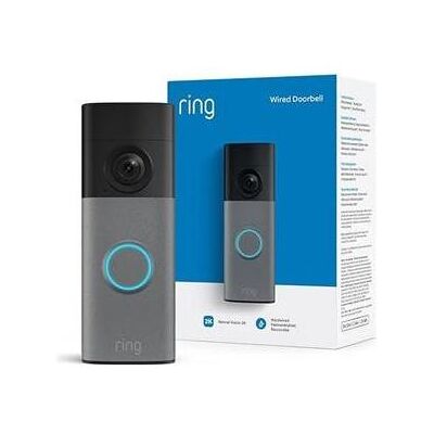 Ring, Klingel + Türsprechanlage, - Wired Video Doorbell 2 - Speckled - EUUK (Kabellos, WLAN) Ring, Klingel + Türsprechanlage, - Wired Video Doorbell 2 - Speckled - EUUK (Kabellos, WLAN)