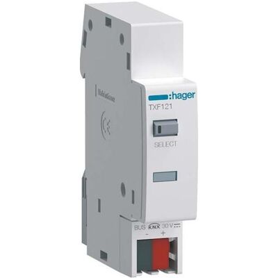 Hager TXF121 - KNX-Schnittstelle für Energiezähler Hager TXF121 - KNX-Schnittstelle für Energiezähler