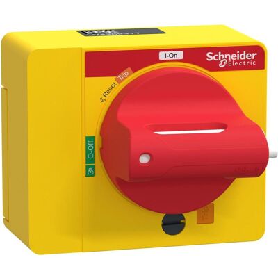 Schneider Electric, Zubehör Antriebstechnik, LV426931T Direkter Drehantrieb mit Griff in Rot/Gel Schneider Electric, Zubehör Antriebstechnik, LV426931T Direkter Drehantrieb mit Griff in Rot/Gel