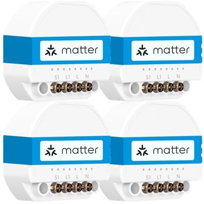 Meross, Aktor, Smart Wi-Fi In-Wall Switch (4 Pack) MSS815 (Schaltaktor) Meross, Aktor, Smart Wi-Fi In-Wall Switch (4 Pack) MSS815 (Schaltaktor)