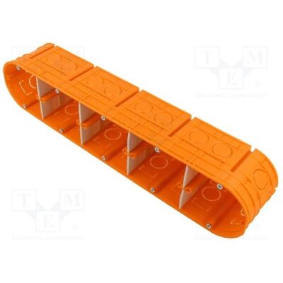 Simet, Abzweigdose, Gehäuse: Installationsdose X: 71mm Y: 354mm Z: 63mm Unterputz Simet, Abzweigdose, Gehäuse: Installationsdose X: 71mm Y: 354mm Z: 63mm Unterputz
