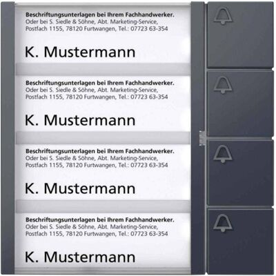 Siedle, Klingel + Türsprechanlage, Tasten-Modul Siedle, Klingel + Türsprechanlage, Tasten-Modul
