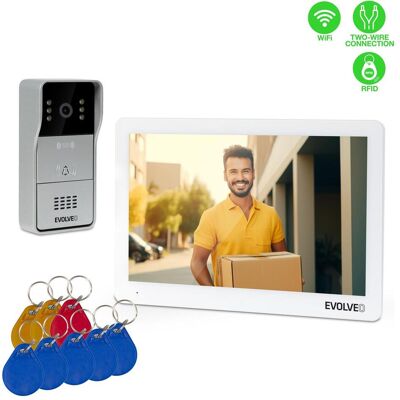 Evolveo, Klingel + Türsprechanlage, DoorPhone 10-2W - 2-wire video intercom with app and 32GB memory (App, Drahtgebunden, Kabelgebunden) Evolveo, Klingel + Türsprechanlage, DoorPhone 10-2W - 2-wire video intercom with app and 32GB memory (App, Drahtgebunden, Kabelgebunden)