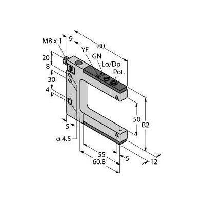 Turck, Bewegungsmelder, Opto Sensor Gabellichtschranke SLM50N6Q Turck, Bewegungsmelder, Opto Sensor Gabellichtschranke SLM50N6Q