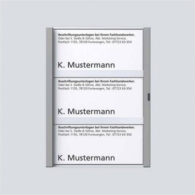 Siedle, Zubehör Gebäudesicherheit, S. & Soehne Namensschild titan-met kpl f.TM 612-3 TM 200029793- Siedle, Zubehör Gebäudesicherheit, S. & Soehne Namensschild titan-met kpl f.TM 612-3 TM 200029793-