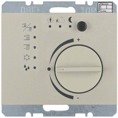 Berker 75441173, Thermostat, Silber Berker 75441173, Thermostat, Silber