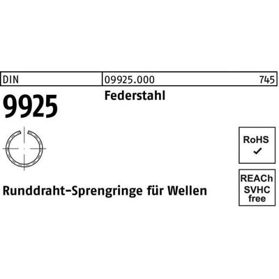DIN - 9925-55 - 55mm Durchmesser - snap ring DIN - 9925-55 - 55mm Durchmesser - snap ring