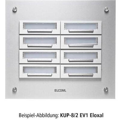 Elcom, Klingel + Türsprechanlage, ELCO KUP-1/1 EV1 KUP-1/1 Unterputz-Klingelplatte AV EV 1 560 Elcom, Klingel + Türsprechanlage, ELCO KUP-1/1 EV1 KUP-1/1 Unterputz-Klingelplatte AV EV 1 560