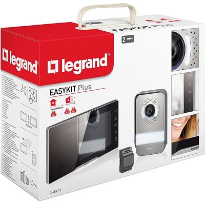 Legrand, Klingel + Türsprechanlage, EASYKIT Plus Video-Türsprechanlagen-Set (Kabelgebunden) Legrand, Klingel + Türsprechanlage, EASYKIT Plus Video-Türsprechanlagen-Set (Kabelgebunden)