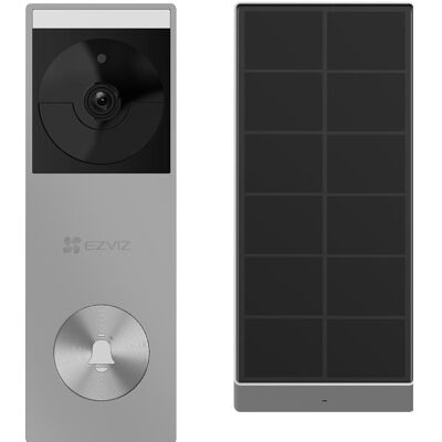 EZVIZ HP3 Pro - 2K Video Türklingel mit Solarpanel - Grau EZVIZ HP3 Pro - 2K Video Türklingel mit Solarpanel - Grau