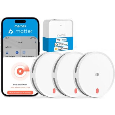 Meross, Gefahrenmelder, Smart Smoke Alarm Meross, Gefahrenmelder, Smart Smoke Alarm