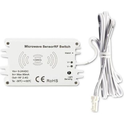 Isoled, Bewegungsmelder, Sys-Pro Funk HF-Bewegungsmelder MiniAMP, 9-24V Isoled, Bewegungsmelder, Sys-Pro Funk HF-Bewegungsmelder MiniAMP, 9-24V