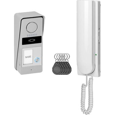 Orno, Klingel + Türsprechanlage, Zestaw domofonowy OR-DOM-RD-937/W (Drahtgebunden, Kabelgebunden, RFID) Orno, Klingel + Türsprechanlage, Zestaw domofonowy OR-DOM-RD-937/W (Drahtgebunden, Kabelgebunden, RFID)