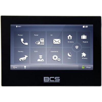 BCS, Klingel + Türsprechanlage, BCS-MON7700B-S IP-Videomonitor mit Fernansichtsfunktion (Ethernet, WLAN) BCS, Klingel + Türsprechanlage, BCS-MON7700B-S IP-Videomonitor mit Fernansichtsfunktion (Ethernet, WLAN)