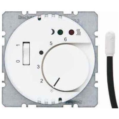 Berker Fussbodentemperaturregler m, Thermostat, Weiss Berker Fussbodentemperaturregler m, Thermostat, Weiss