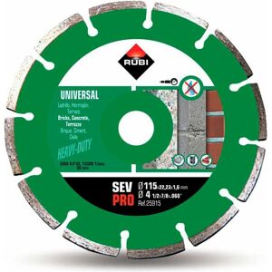 Rubi, Sägeblatt, DIAMANT TARGET 115x22,2mm SEGMENTAL Rubi, Sägeblatt, DIAMANT TARGET 115x22,2mm SEGMENTAL