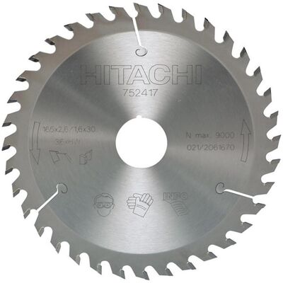 Hikoki, Sägeblatt, Hitachi Circular Saw Blade für Holz 160x20mm 48T752408 Hikoki, Sägeblatt, Hitachi Circular Saw Blade für Holz 160x20mm 48T752408