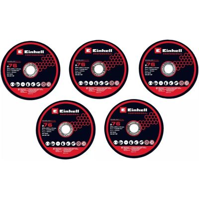 Einhell, Sägeblatt, Professional 5tlg. 76 mm Trennscheiben Set Einhell, Sägeblatt, Professional 5tlg. 76 mm Trennscheiben Set